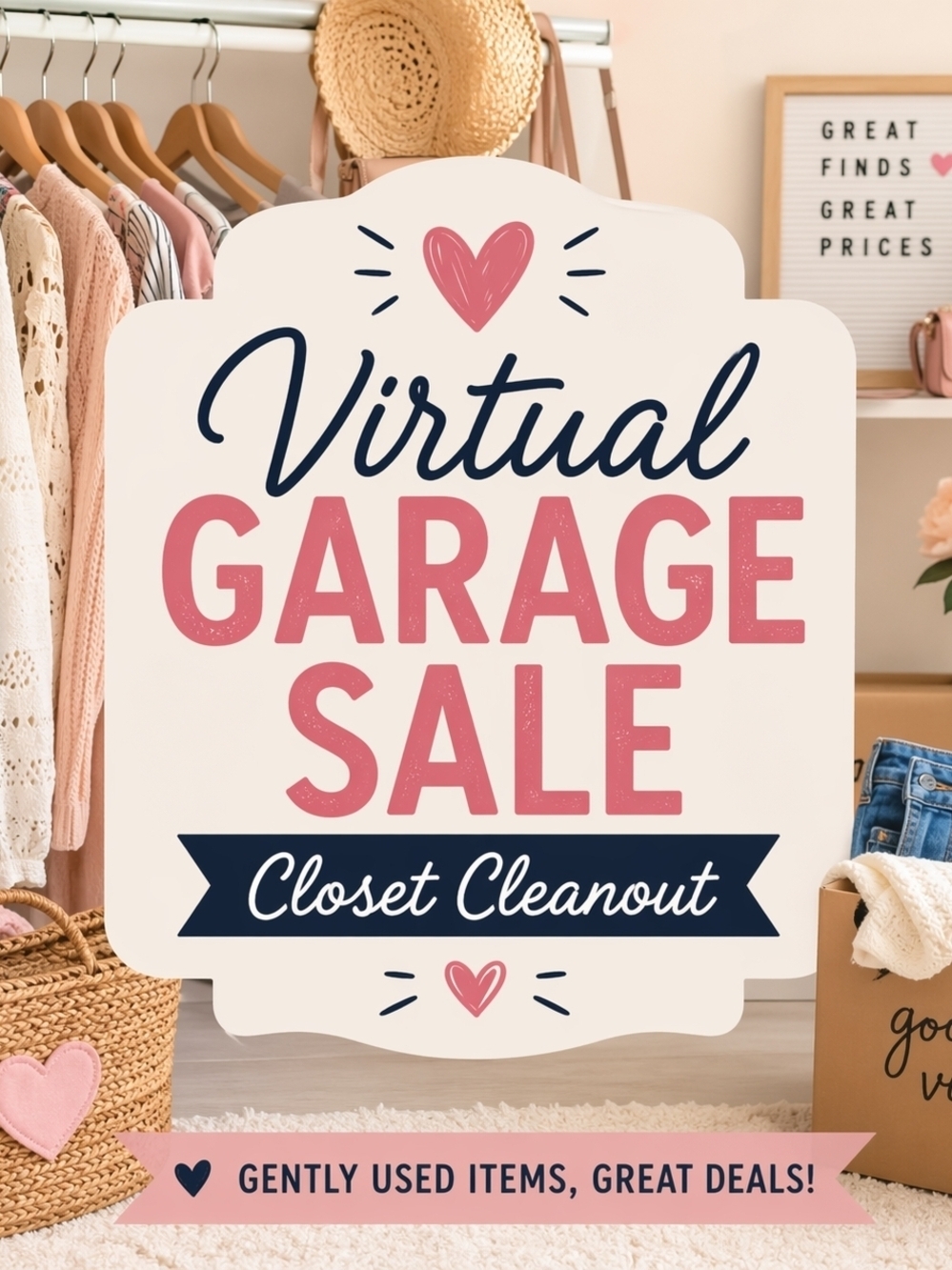 Virtual Garage Sale Closet Cleanout
